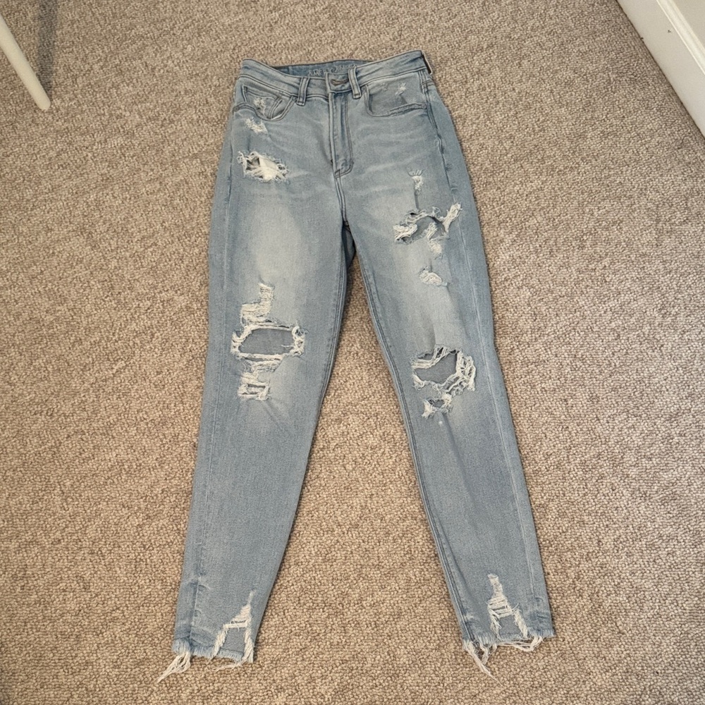 American Eagle Stretch Highest Rise Mom Jean